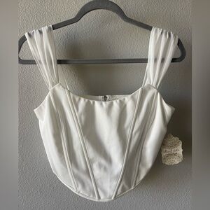 White Altar’d State Corset Tank